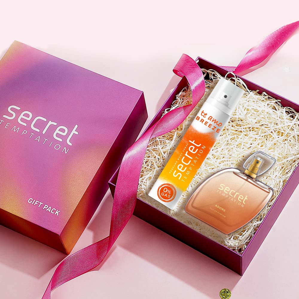 Gift Box with Te Amo Breeze 120ml and Adore Perfume 50ml
