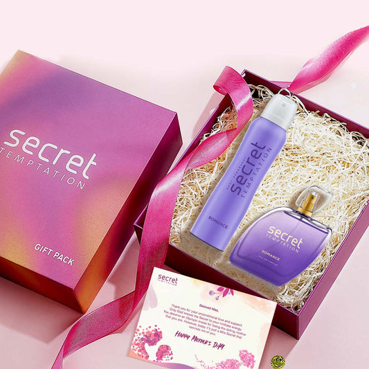 Gift Hamper with Romance Deodorant 150ml and Perfume 100ml
