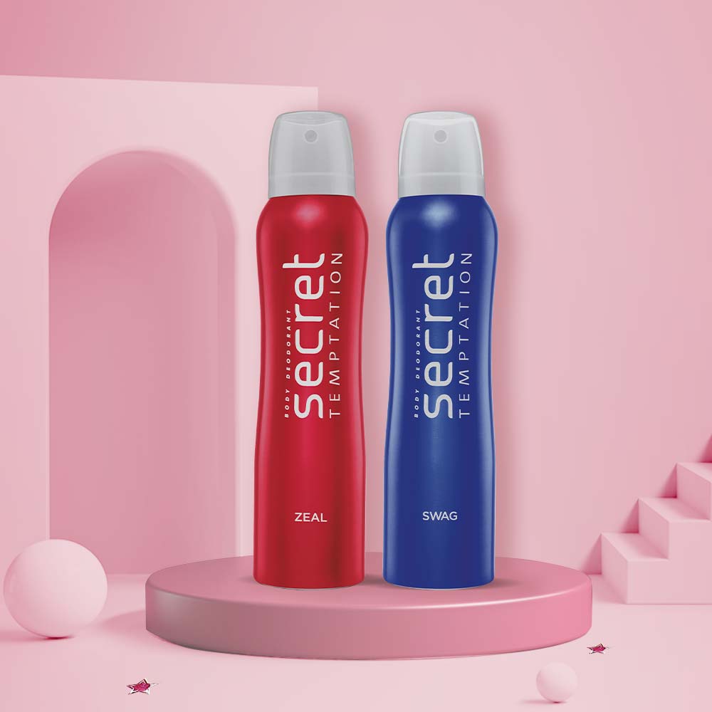 Gift Box with Zeal and Swag Deodorants (150ml each)
