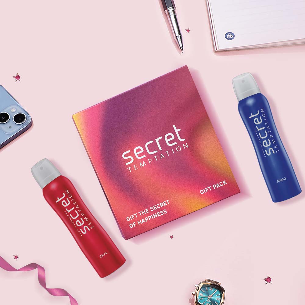 Gift Set with Zeal and Swag Deodorants (150ml each)