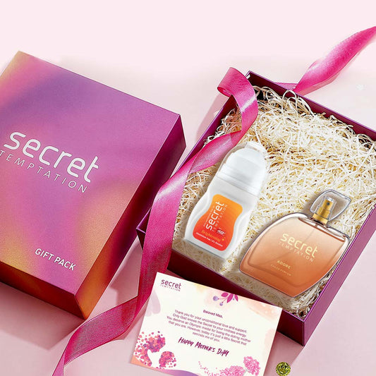 Gift Box with Brightening Roll On 50ml and Adore Perfume 50ml