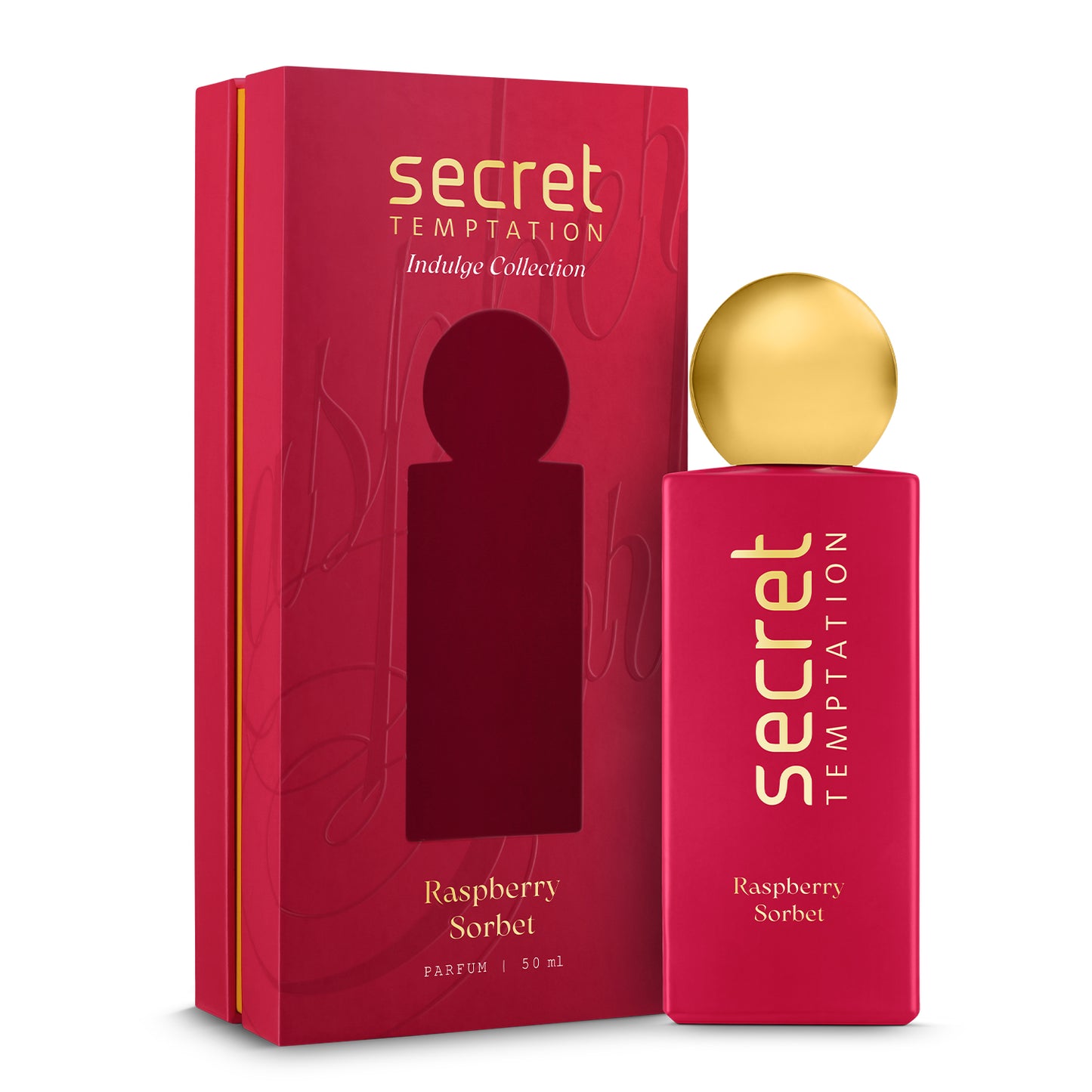 Secret Temptation Raspberry Sorbet Perfume for Women, 50ml | Long Lasting Perfume | Fruity Gourmand Fragrance for Women | Fresh Ladies Perfume I 20% Perfume Oil