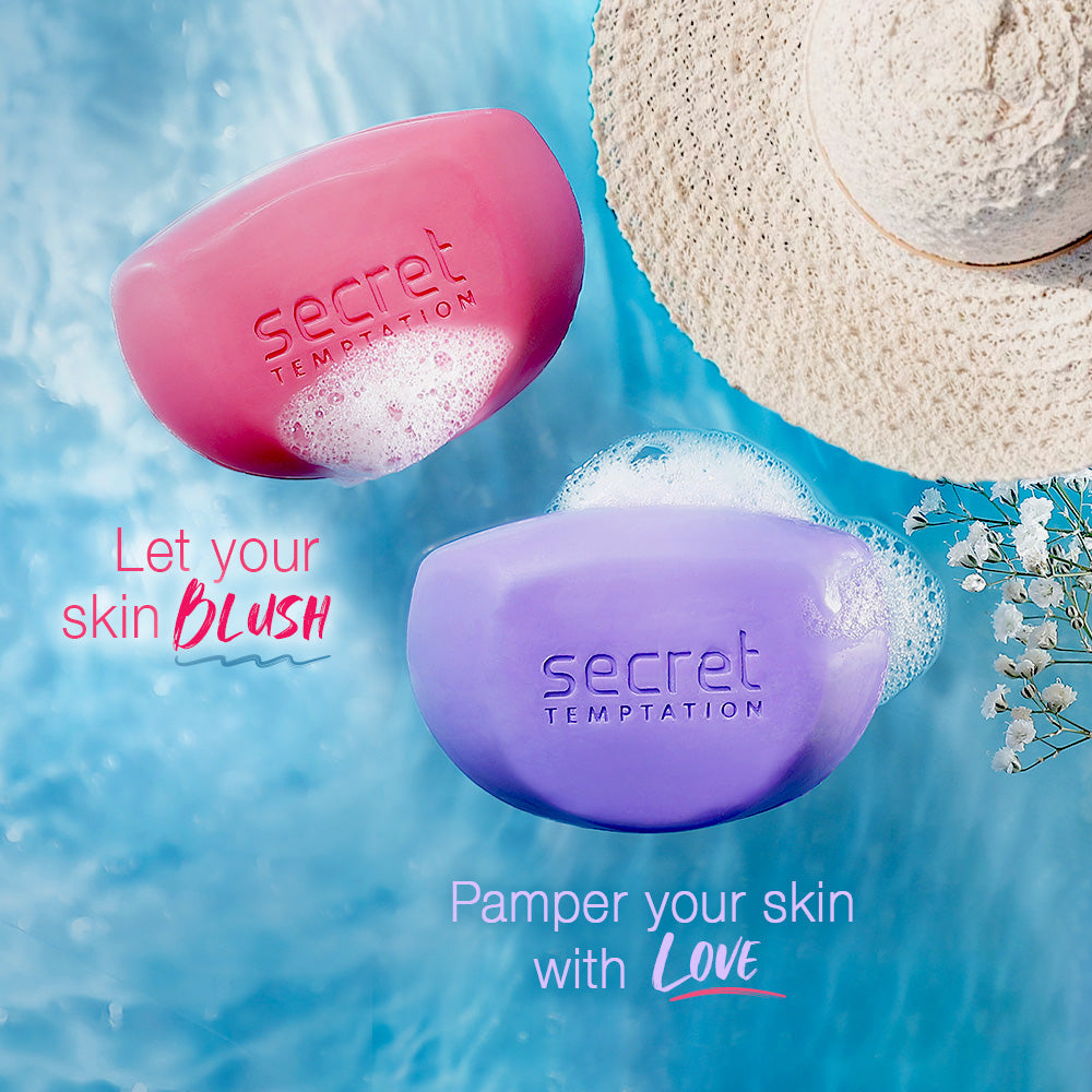 Pink and Romance Soap Pack of 6 (125gm each)