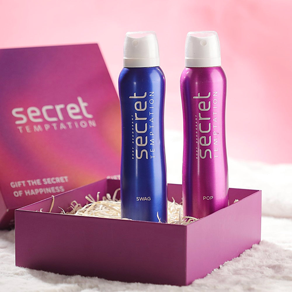 Gift Pack with Pop and Swag Deodorants (150ml each)