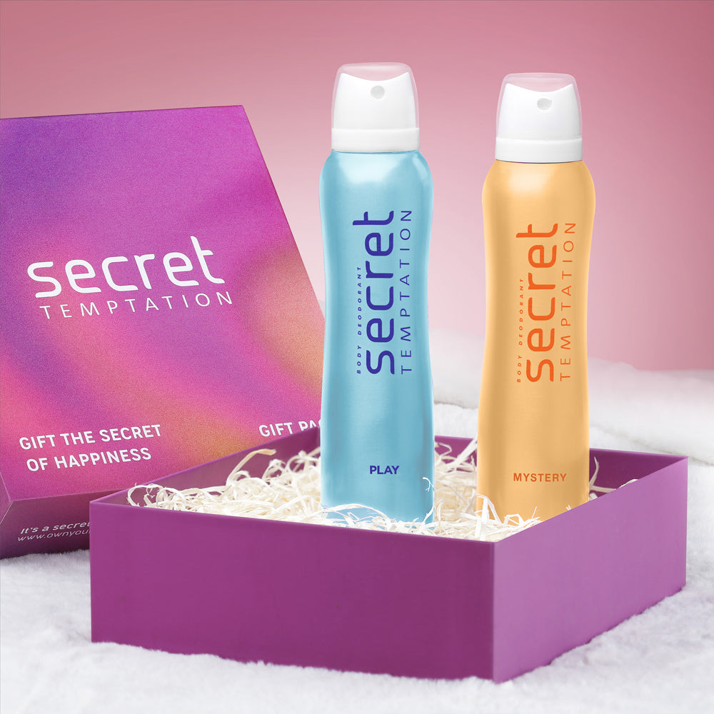 Gift Set with Play and Mystery Deodorant (150ml each)