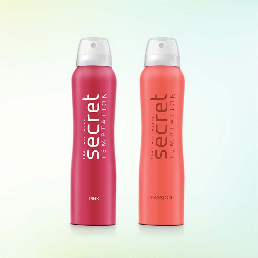 Passion and Pink Deodorant, Pack of 2 (150ml each)