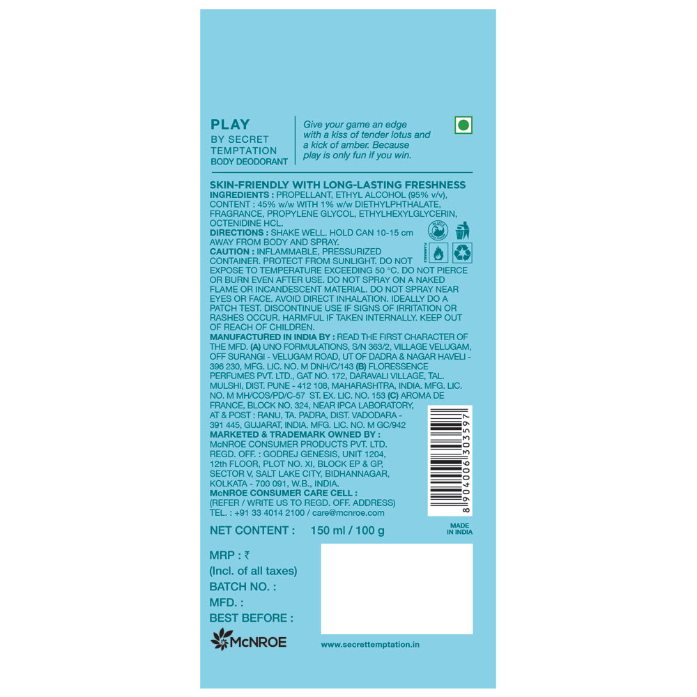 Deodorant Gift Hamper, Pack of 2 (150ml)