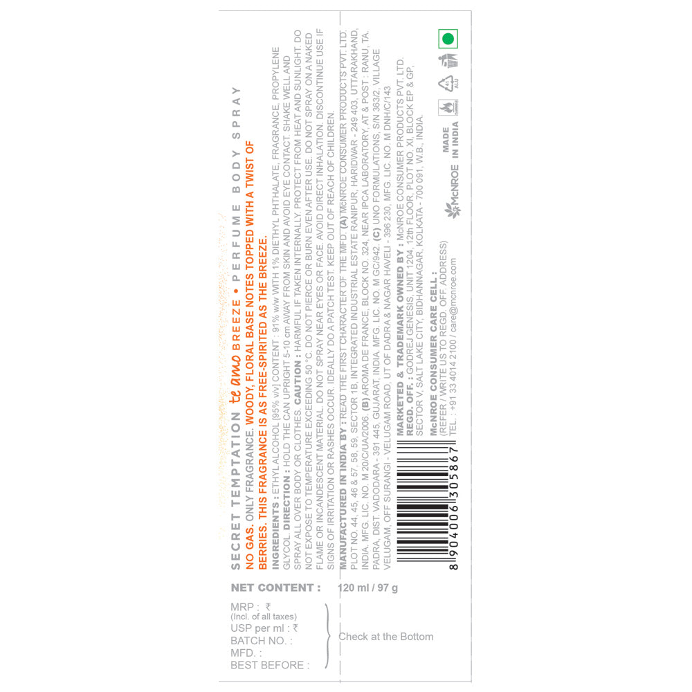 Fragrance Pack (Deo, Roll On and Perfume)