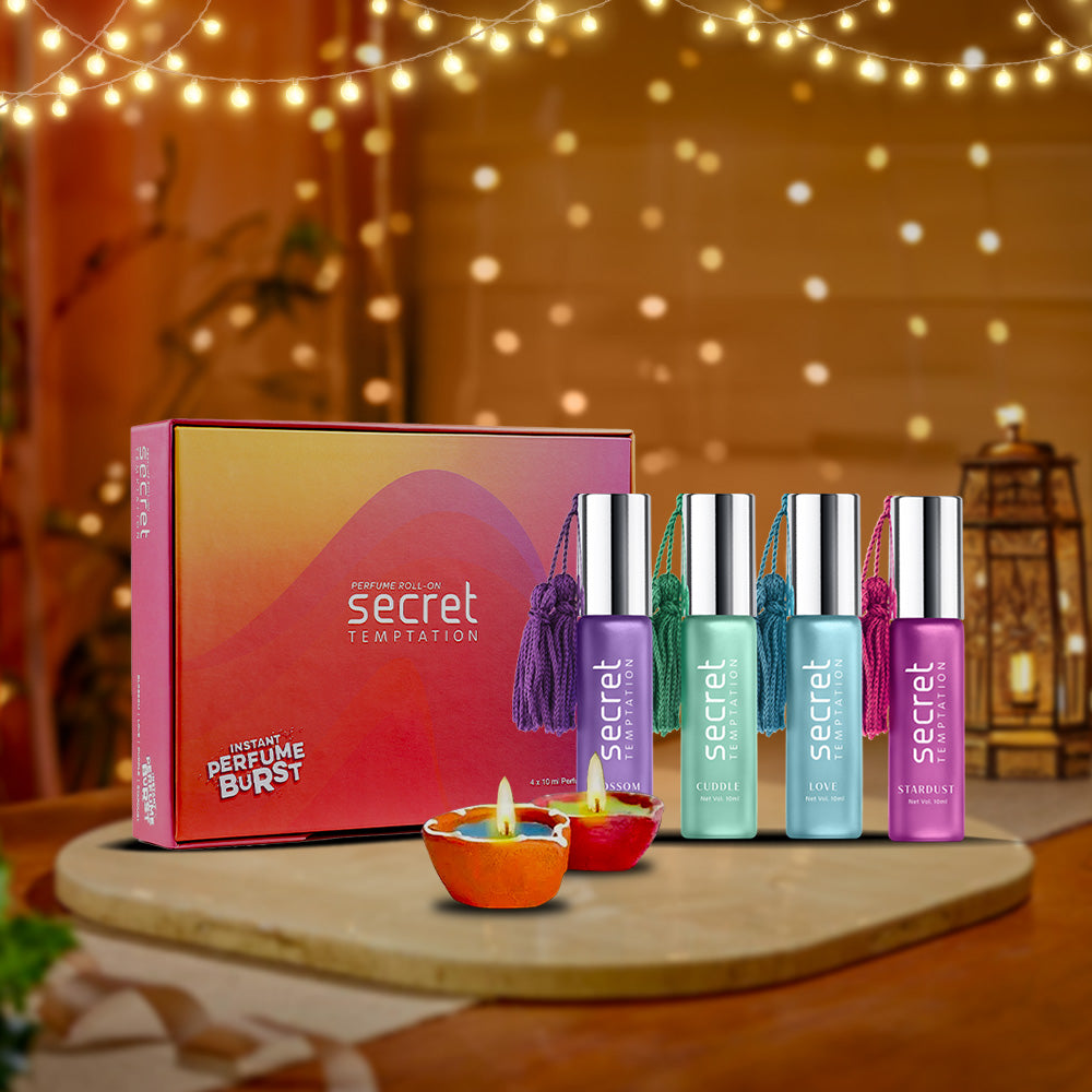Roll-On Festive Vibes Gift Set Diwali Gift Set Secret Temptation