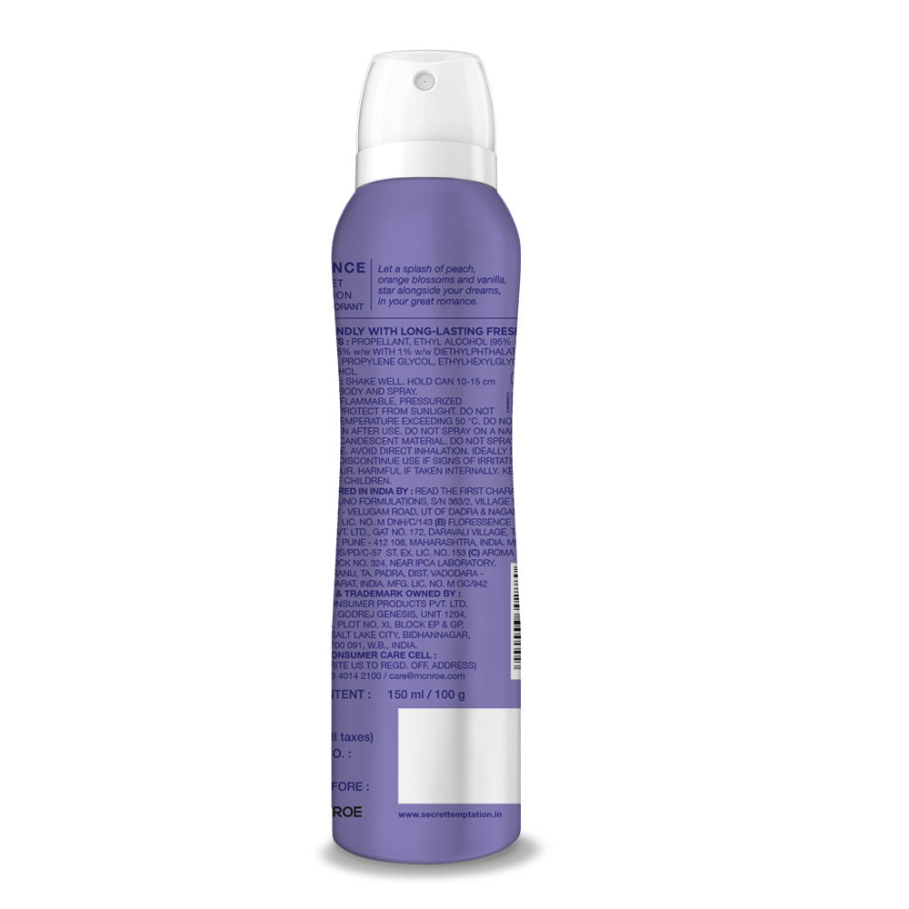 Romance and Pink Deodorant, Pack of 2 (150ml each)