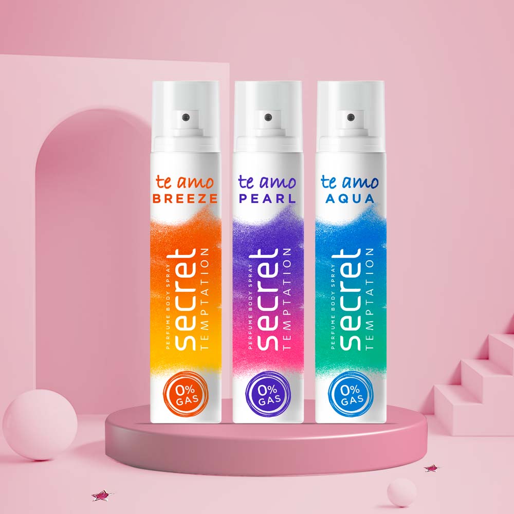 No Gas Deo Gift Hamper, Pack of 3 (120ml)