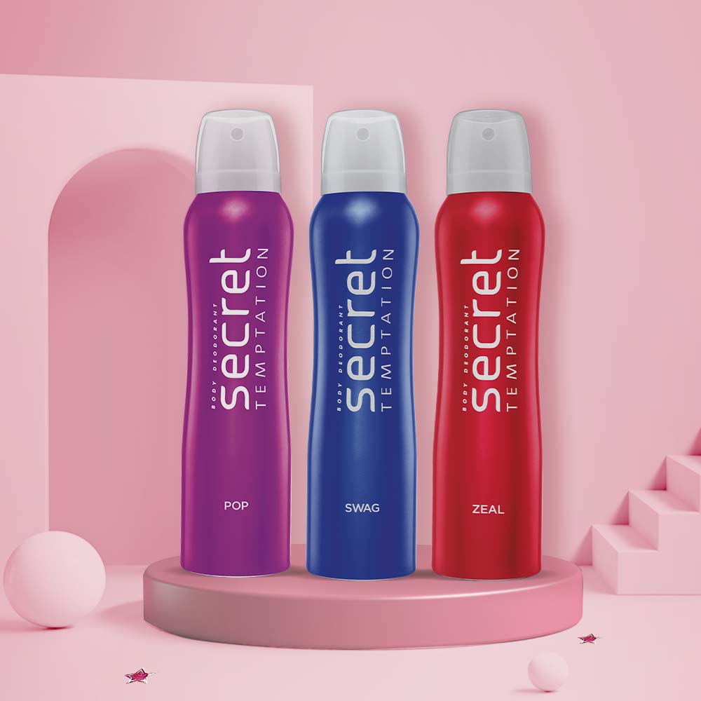 Deodorant Gift Hamper, Pack of 3 (150ml)