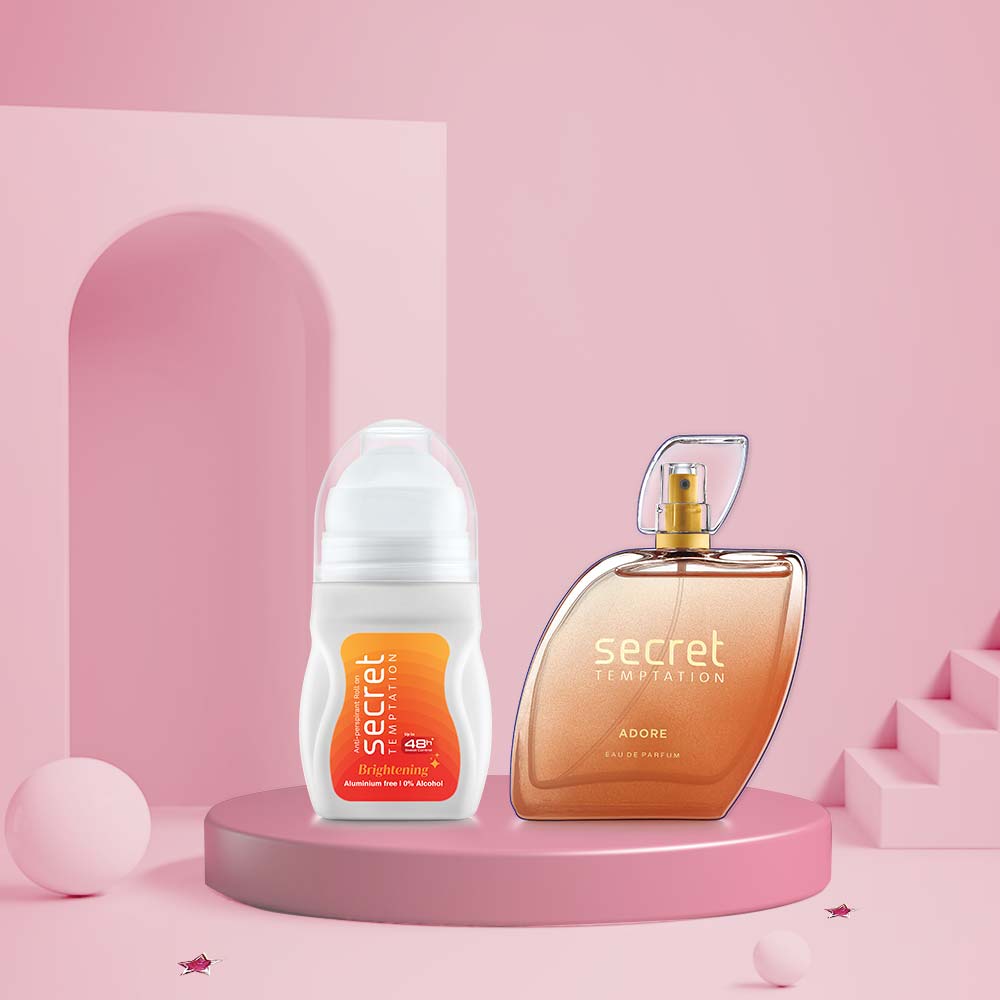 Brightening Roll On and Adore Perfume