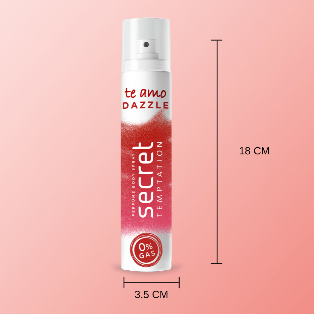 Te Amo Aqua and Dazzle Body Perfume, Pack of 2 (120ml each)