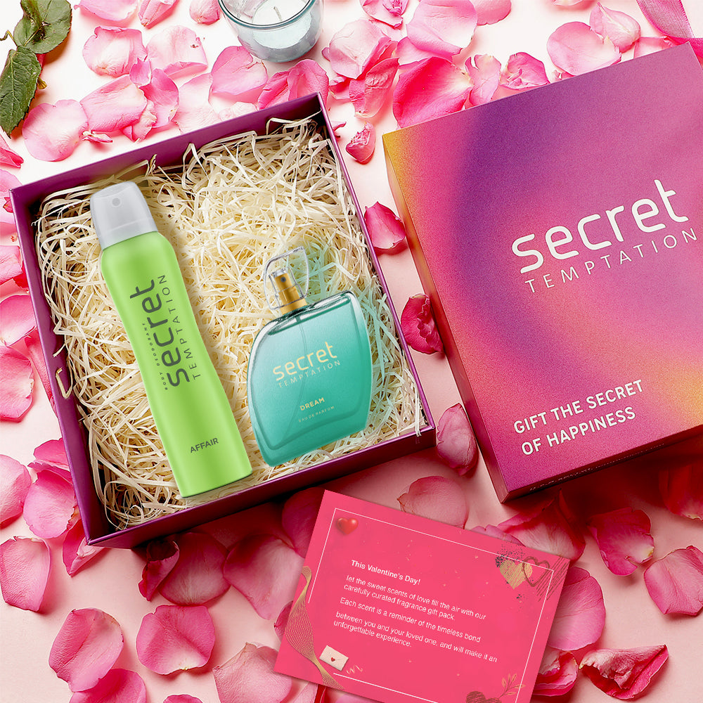 Valentine's Day Gift Hamper with Affair Deodorant 150ml and Dream Perfume 100ml