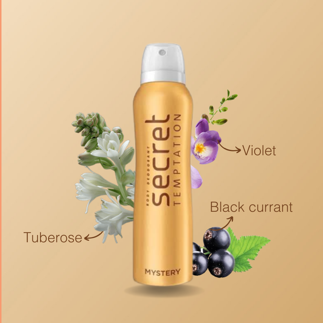 Mystery and Romance Deodorant, Pack of 2 (150ml each)
