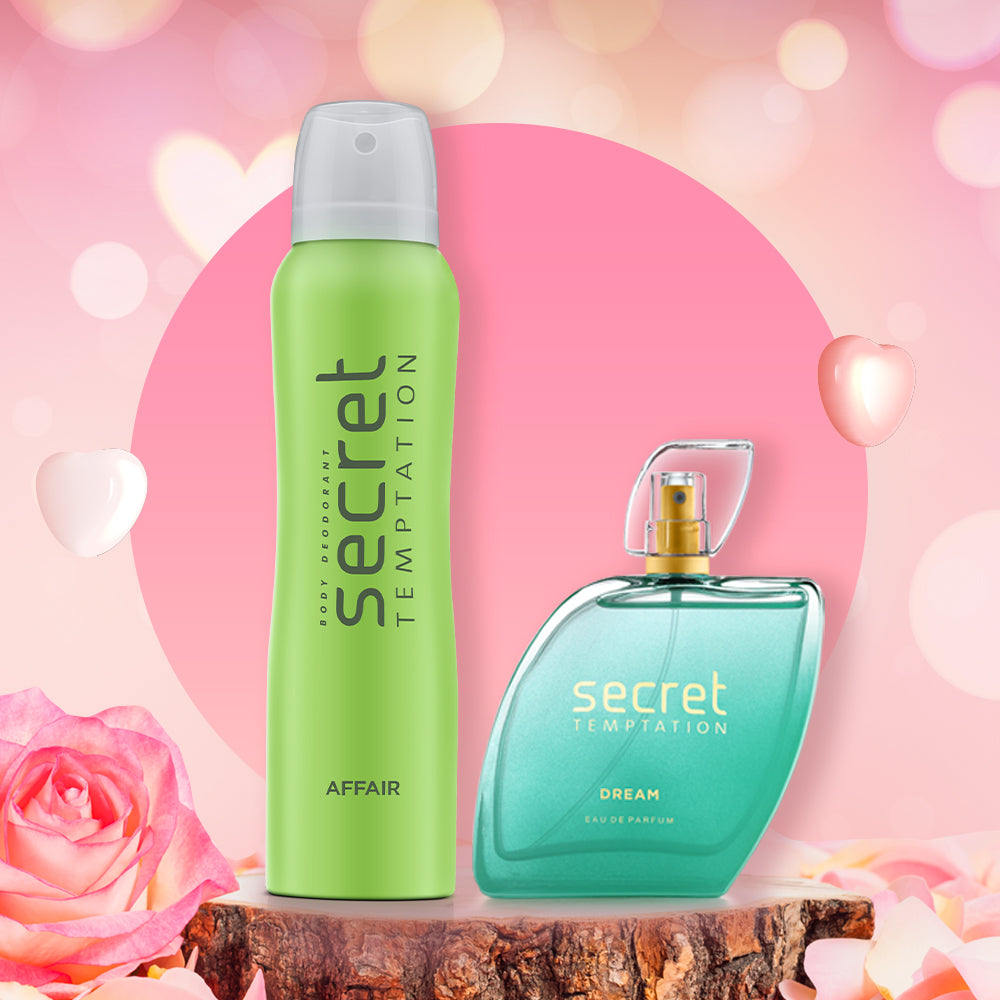 Valentine's Day Gift Hamper with Affair Deodorant 150ml and Dream Perfume 100ml