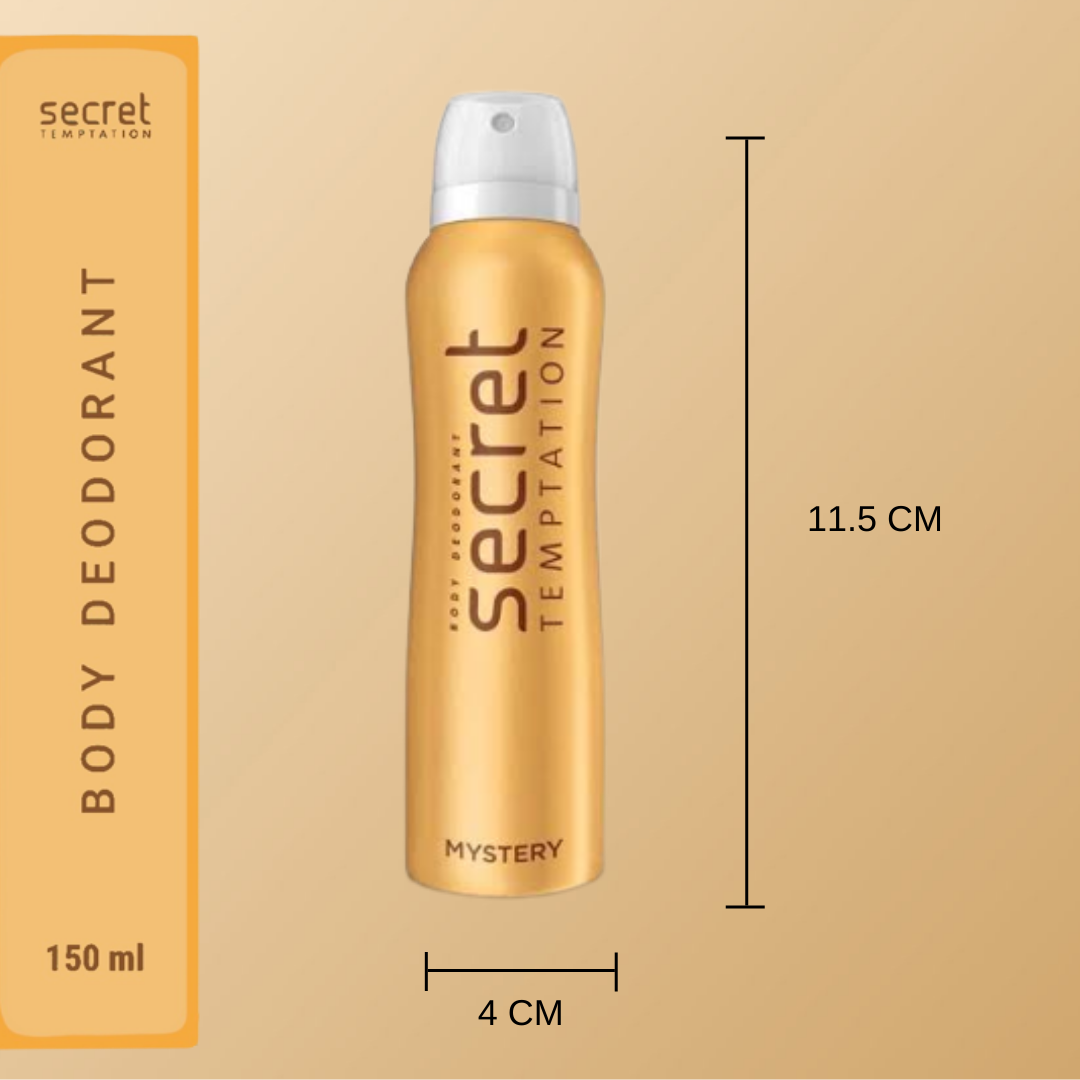 Mystery and Pink Deodorant, Pack of 2 (150ml each)