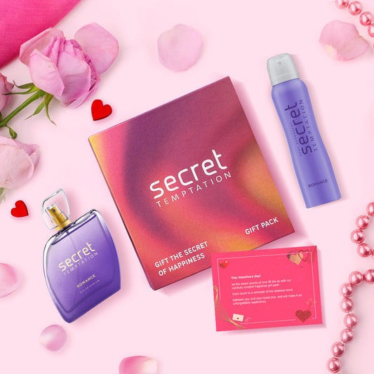 Valentine's Day Gift Hamper with Romance Deodorant 150ml and Perfume 100ml