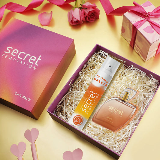 Valentine's Day Gift Hamper with Te Amo Breeze 120ml and Adore Perfume 50ml