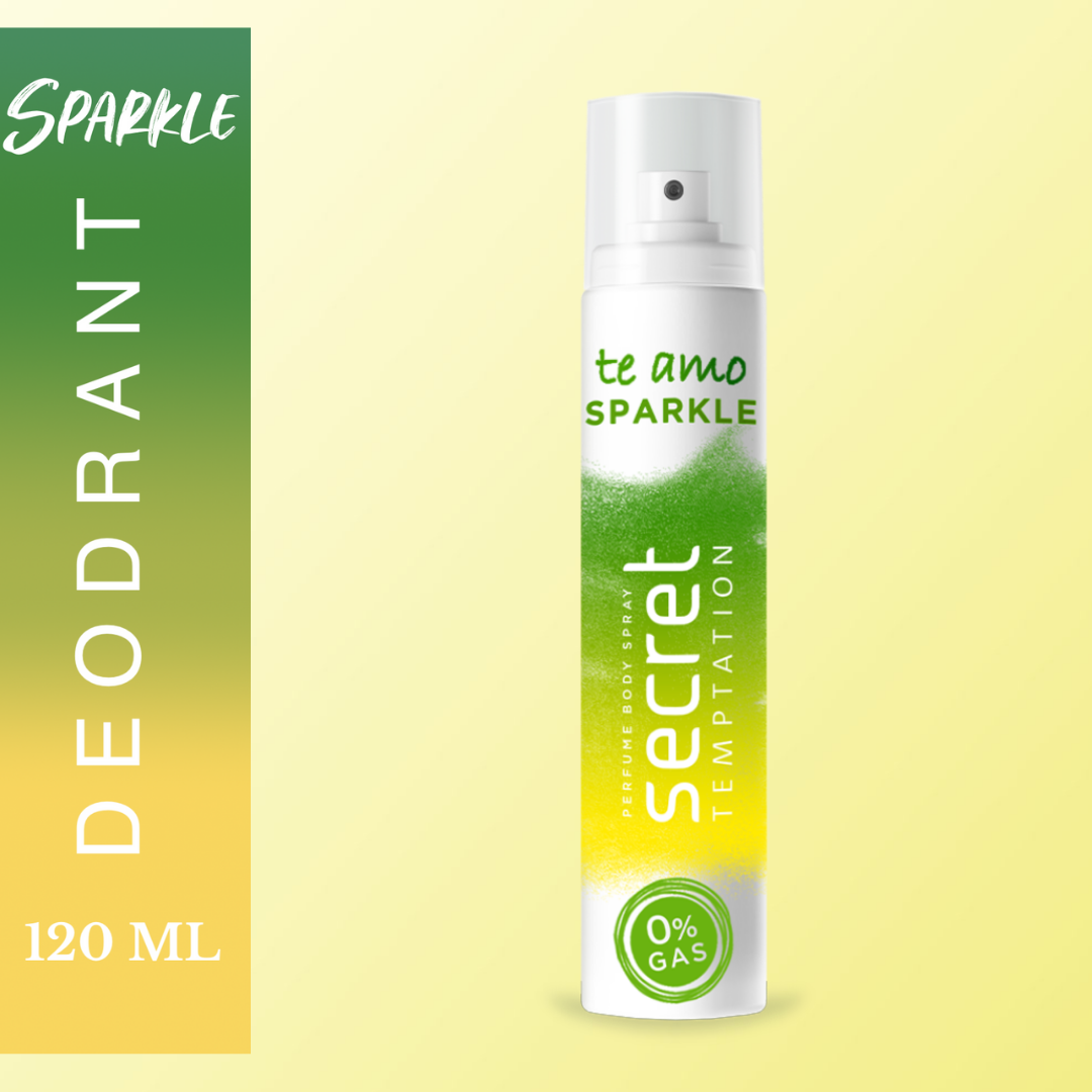 Secret Temptation Te Amo Sparkle No Gas Deo for Women