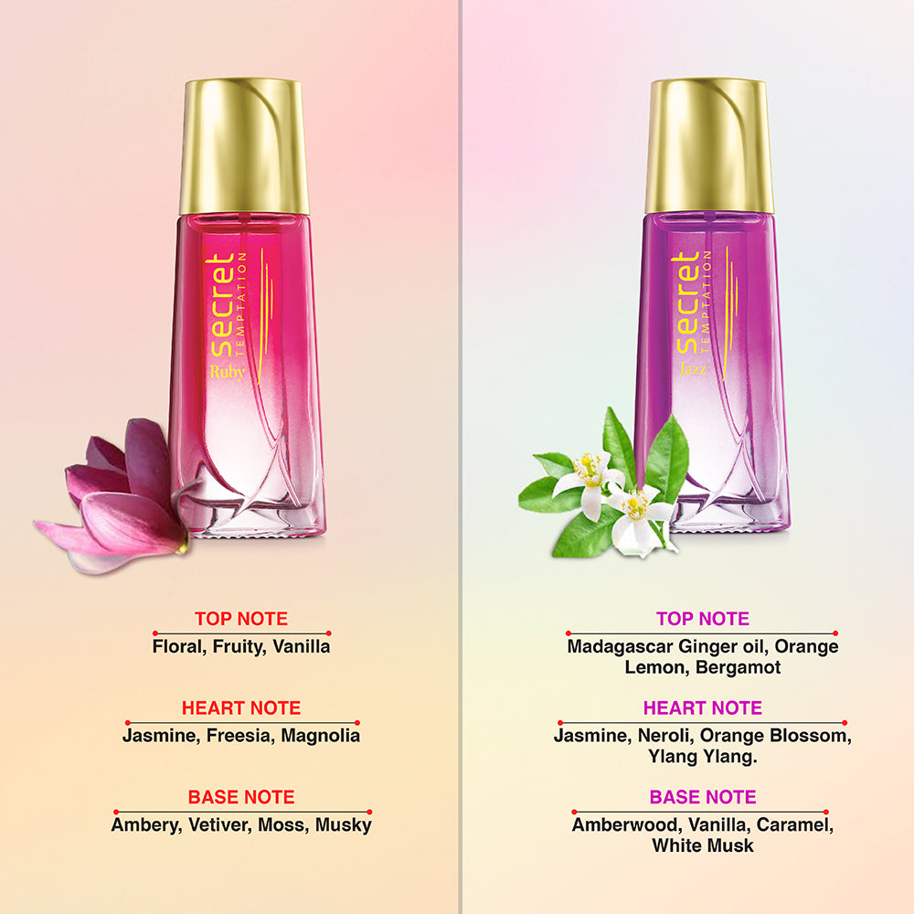 Ruby and Jazz Perfume, Pack of 2 (30ml each)