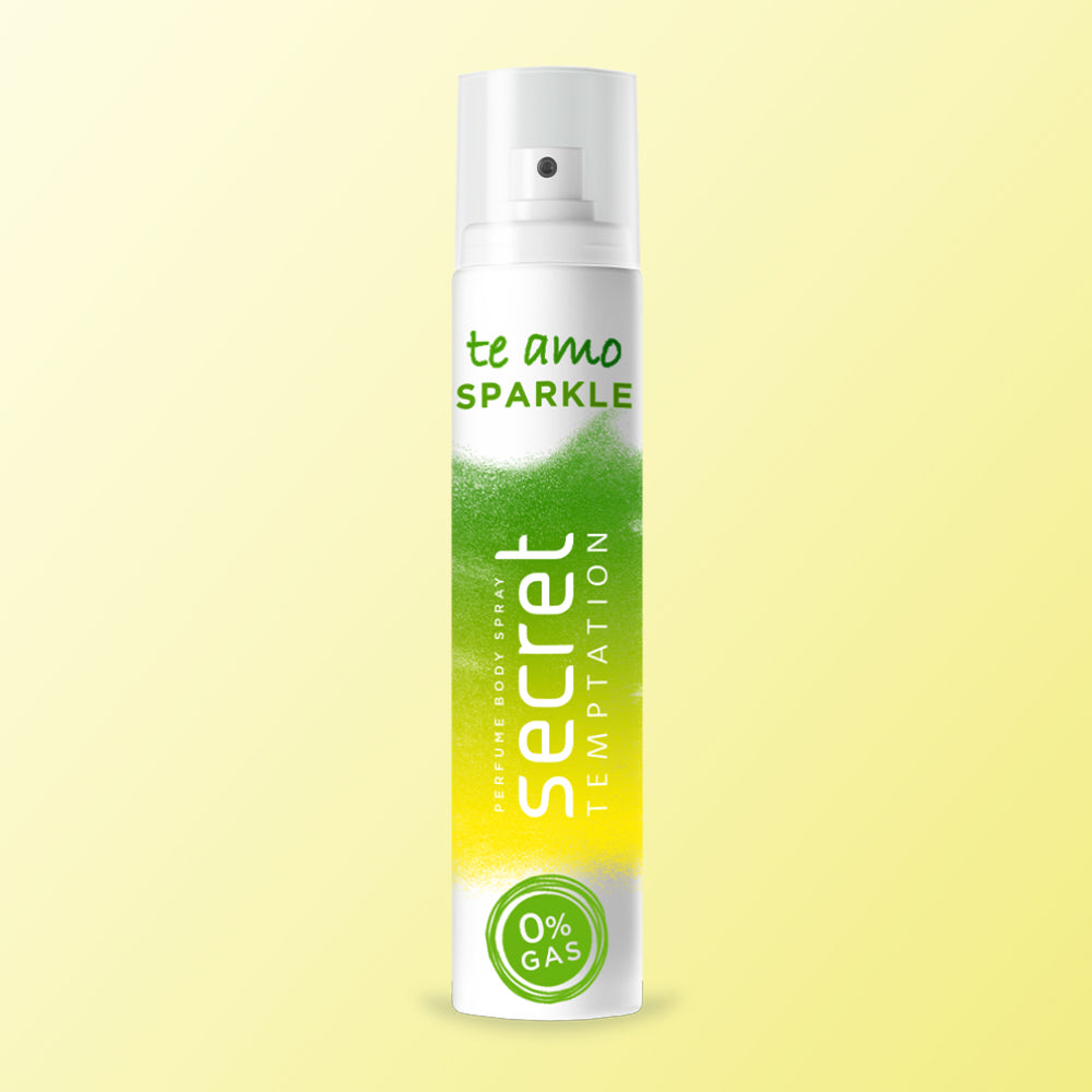 Secret Temptation Te Amo Sparkle No Gas Deo for Women 120ml