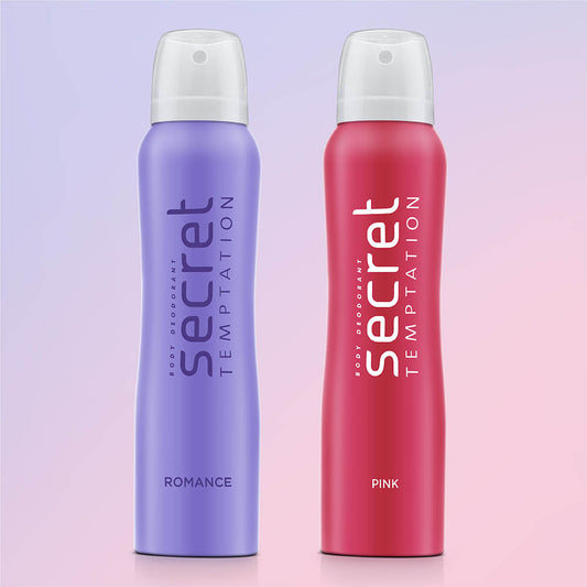 Romance and Pink Deodorant, Pack of 2 (150ml each)