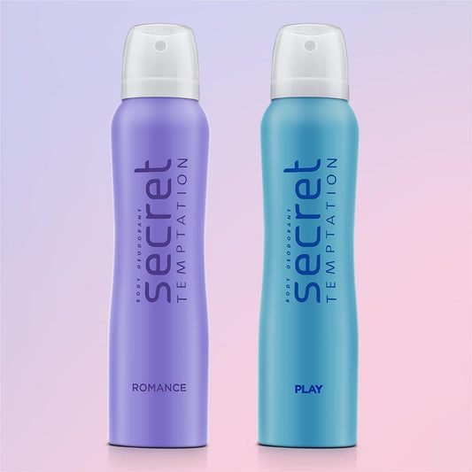 Romance and Play Deodorant, Pack of 2 (150ml each)