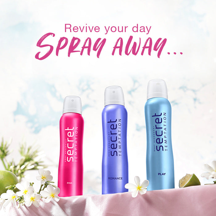 From Chic to Charming, Secret Temptation Body Sprays Can Do It All