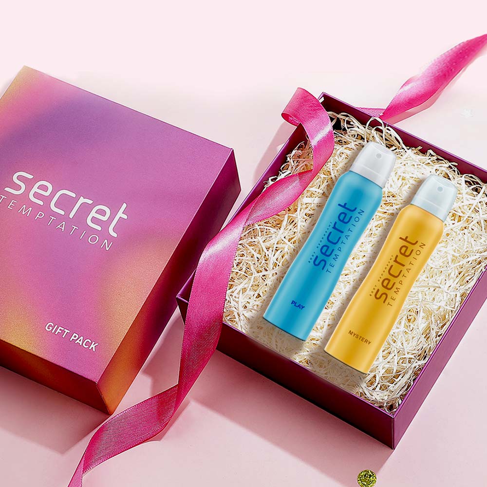 Gift Set with Play and Mystery Deodorant (150ml each)