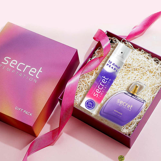 Gift Pack with Te Amo Pearl 120ml and Romance Perfume 50ml