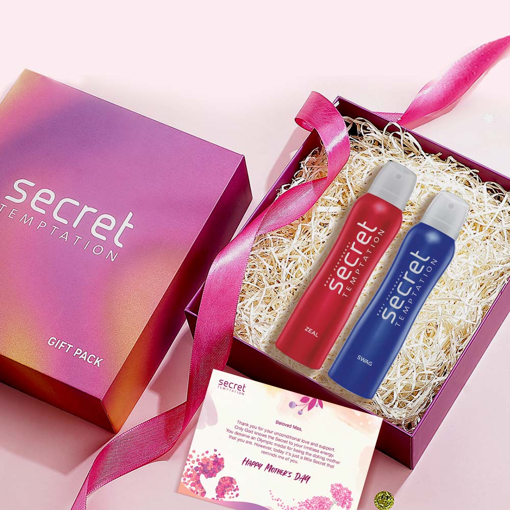Gift Box with Zeal and Swag Deodorants (150ml each)