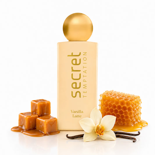 Secret Temptation Vanilla Latte Perfume for Women, 50ml | Long Lasting Perfume | Vanilla Fragrance for Women | Sweet Gourmand Ladies Perfume I 20% Perfume Oil