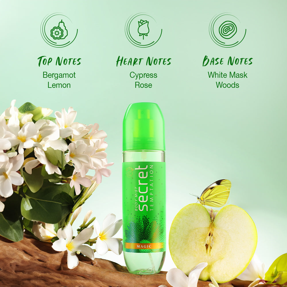 Magic Body Spray Magic Body Mist 120ml | Body Mist Spray for Women | Secret Temptation