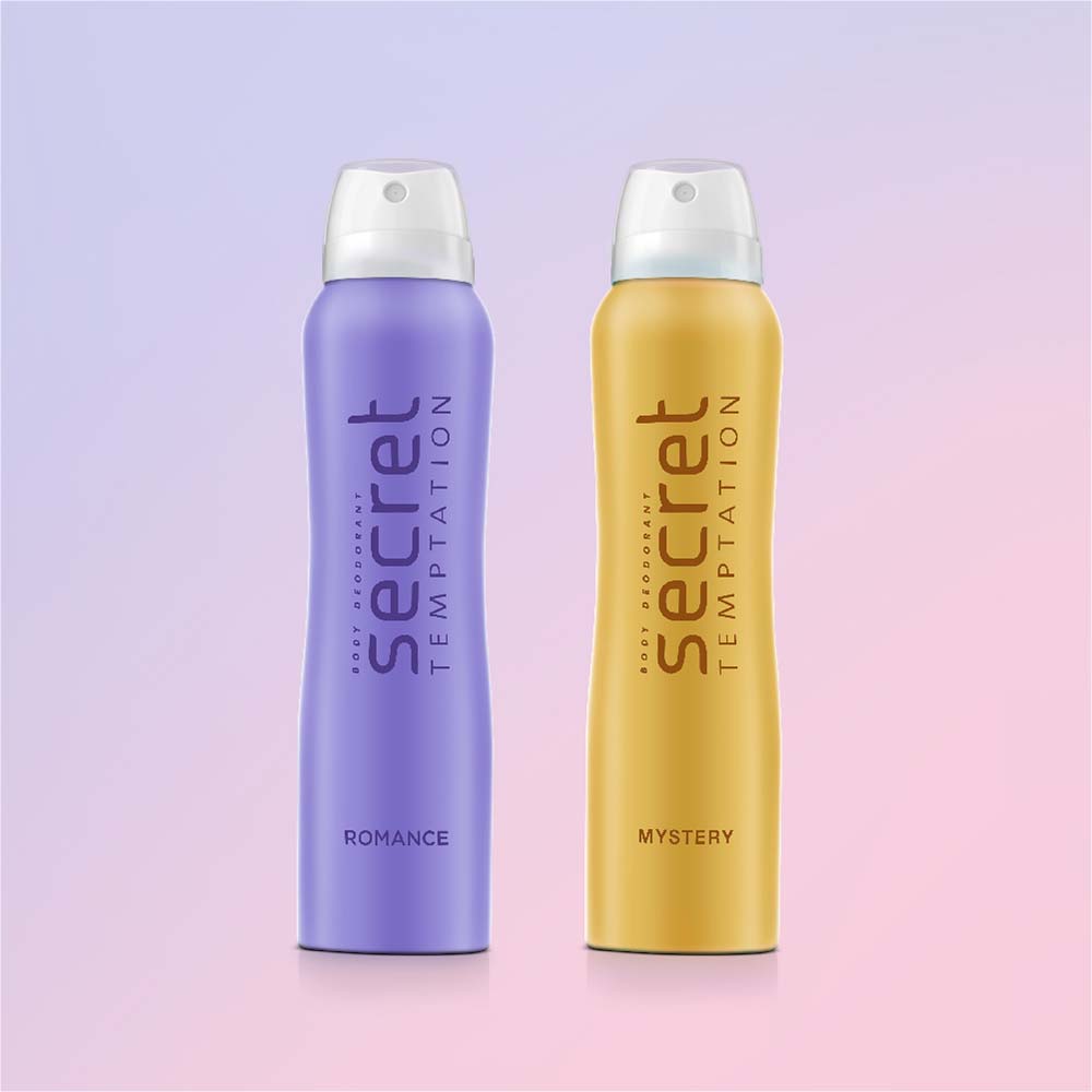 Mystery and Romance Deodorant, Pack of 2 (150ml each)