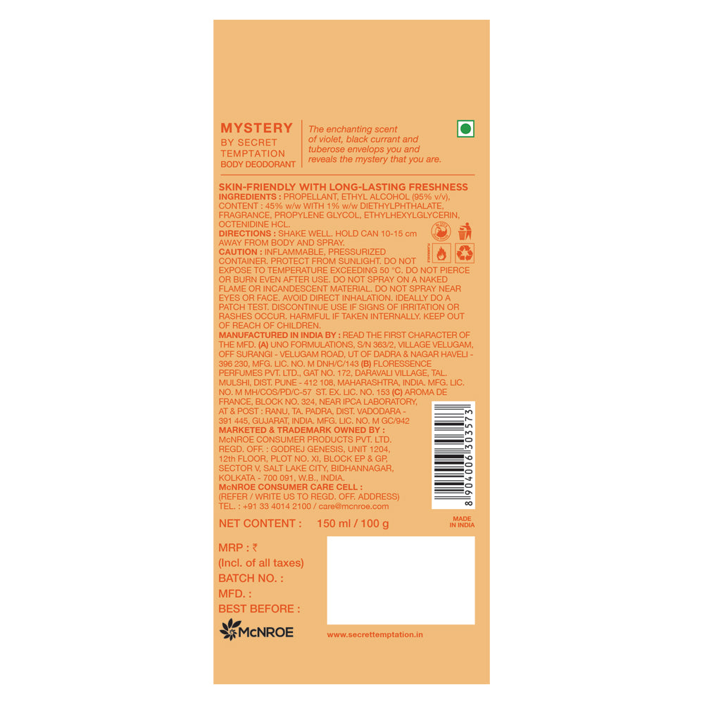 Deodorant Gift Hamper, Pack of 2 (150ml)