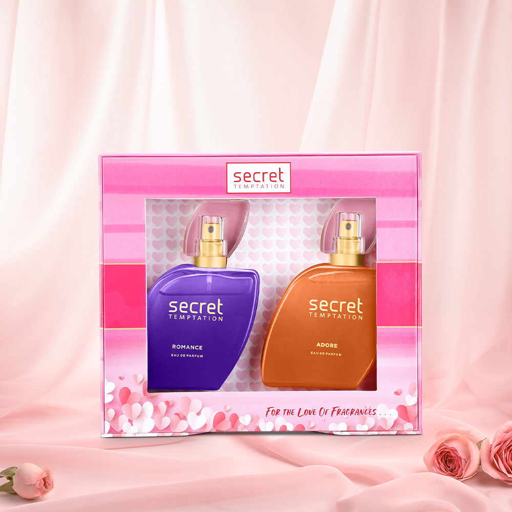 Romance and Adore Perfume Gift Set, Pack of 2 (50ml each)