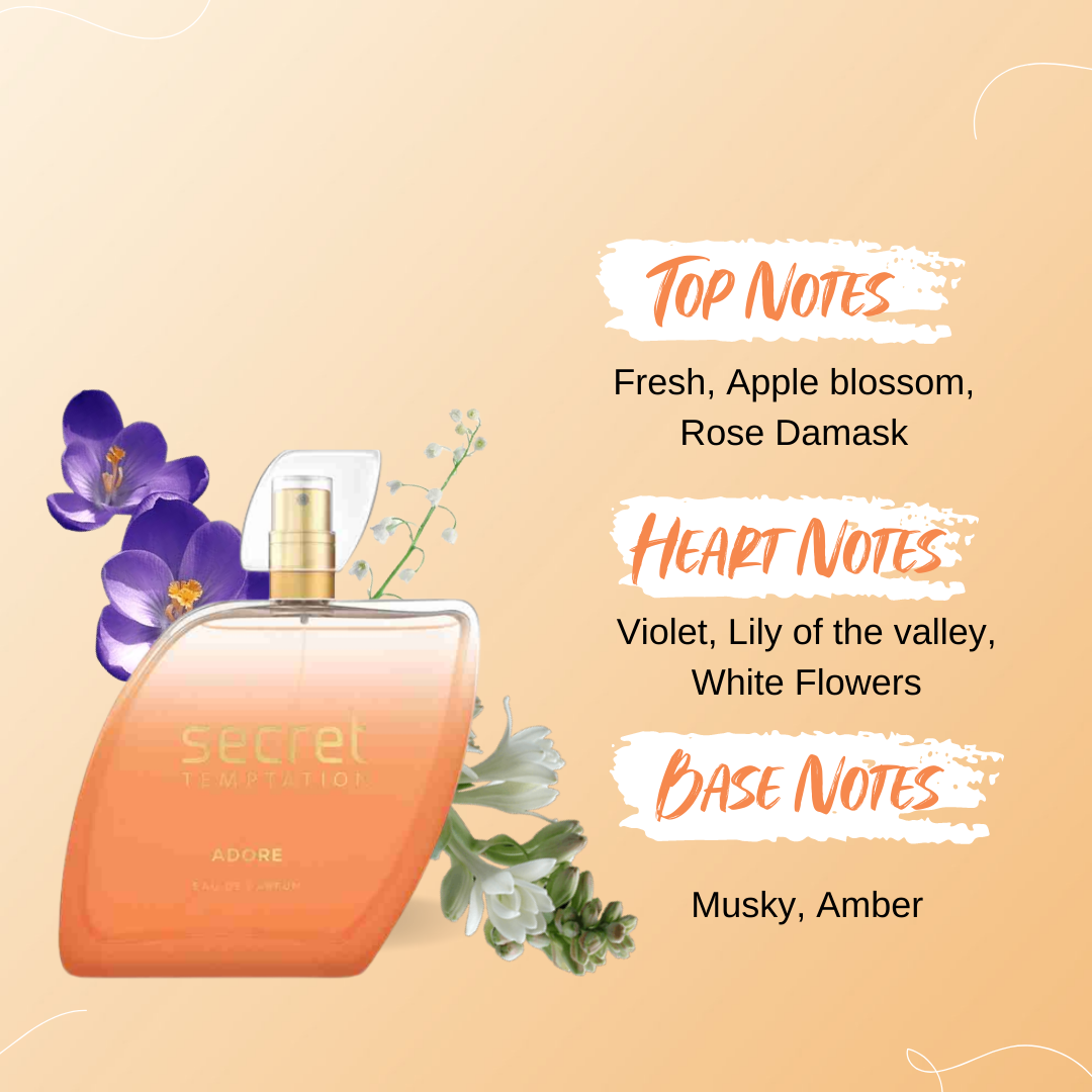 Secret Temptation Adore Perfume: Base Notes