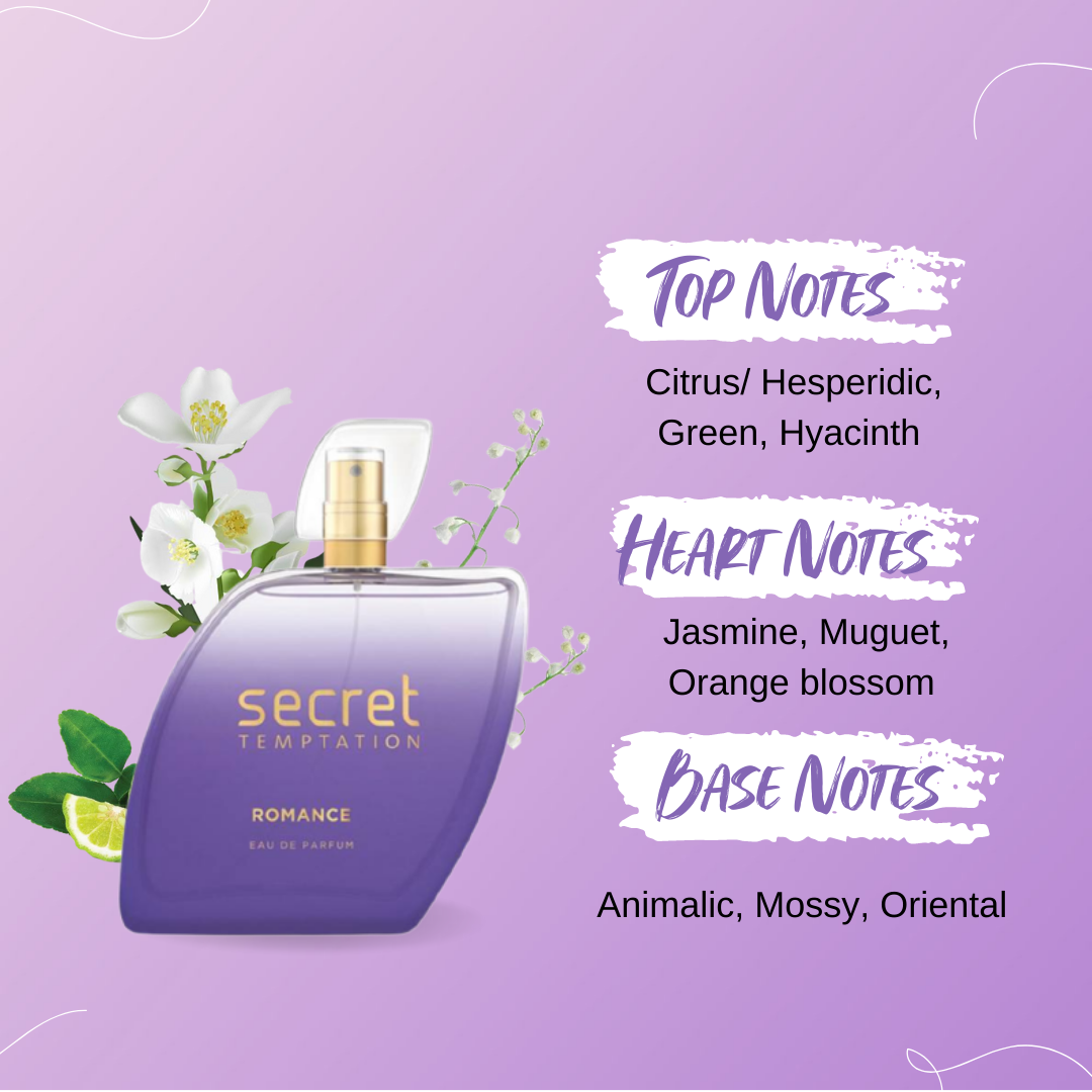 Secret Temptation Romance Perfume: Base Notes