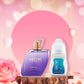 Valentine's Day Gift Box with Talc Effect Roll On and Romance Perfume (50ml each)