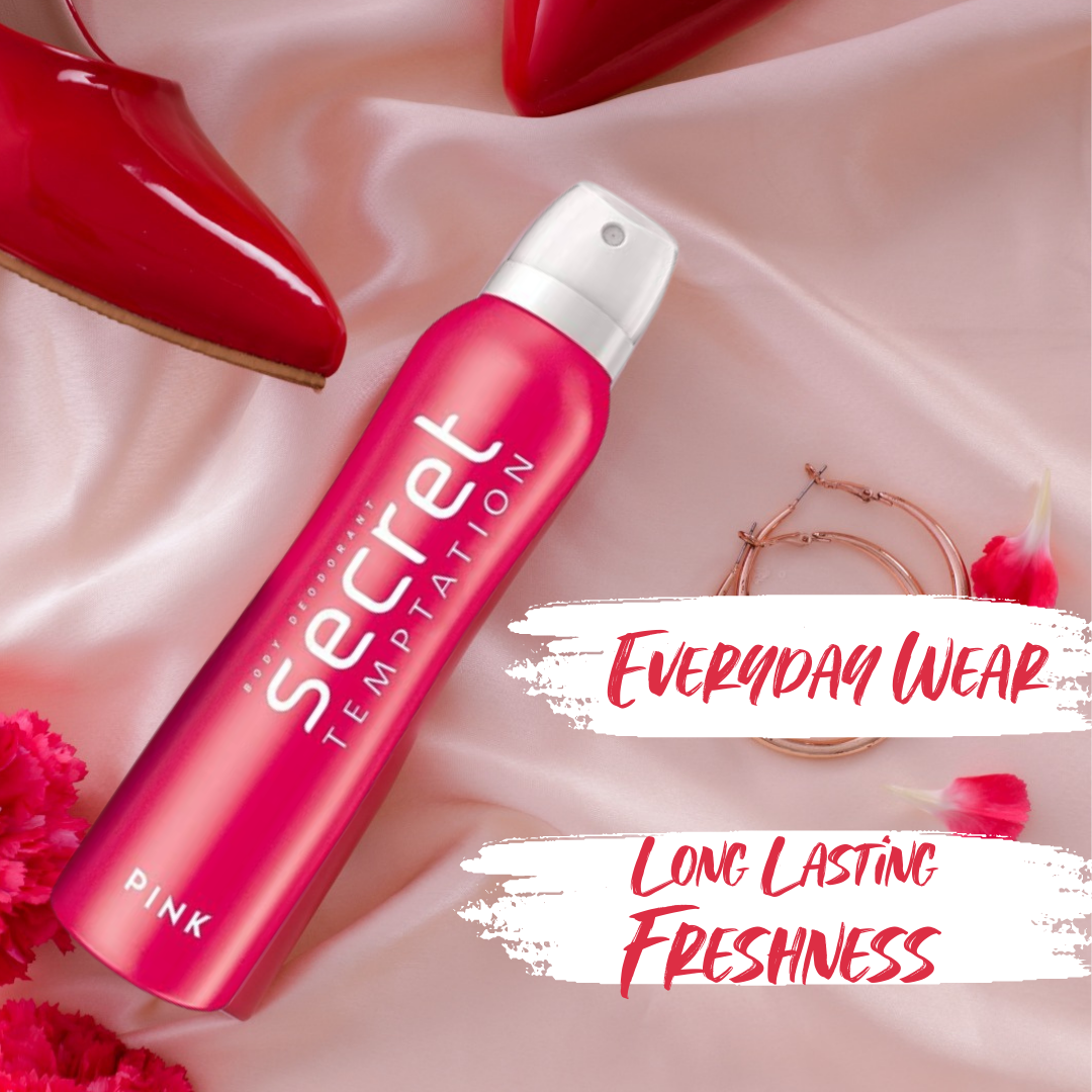 Buy Secret Temptation Pink Body Deodorant - Long-Lasting Fragrance, For  Women Online at Best Price of Rs 179.1 - bigbasket
