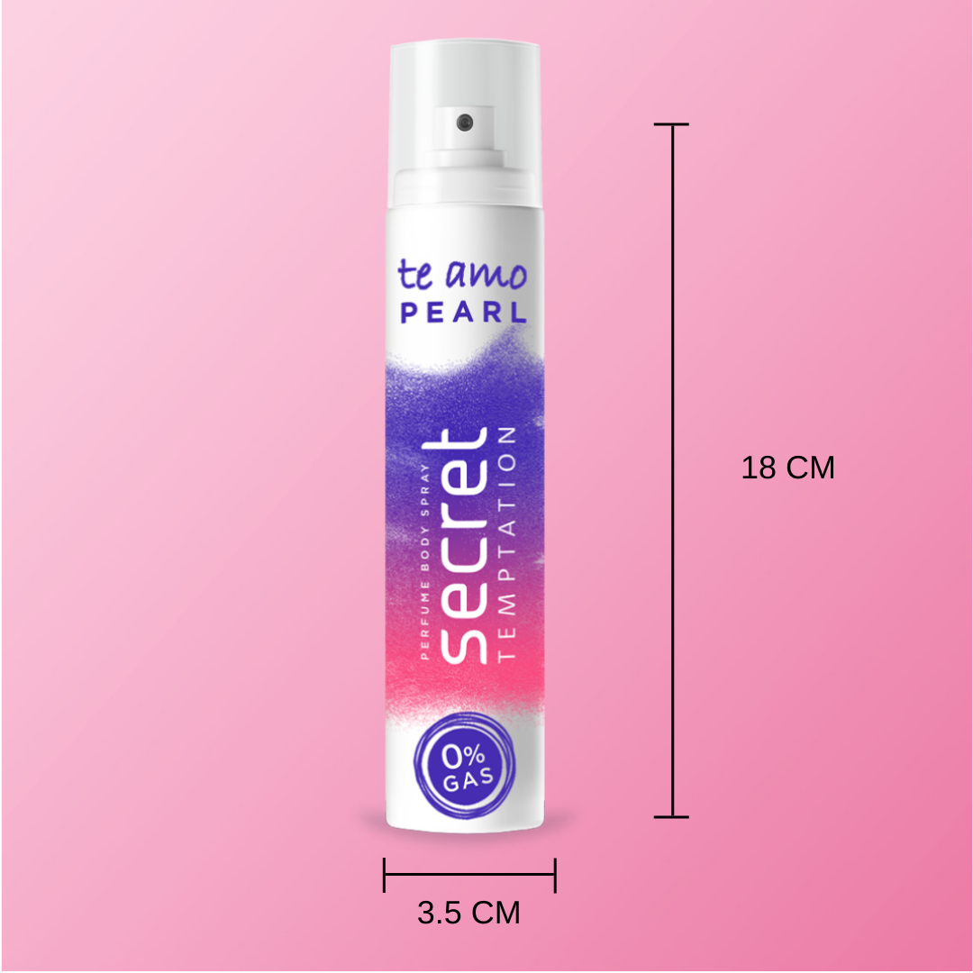 Te Amo Dazzle and Pearl Body Perfume, Pack of 2 (120ml each)