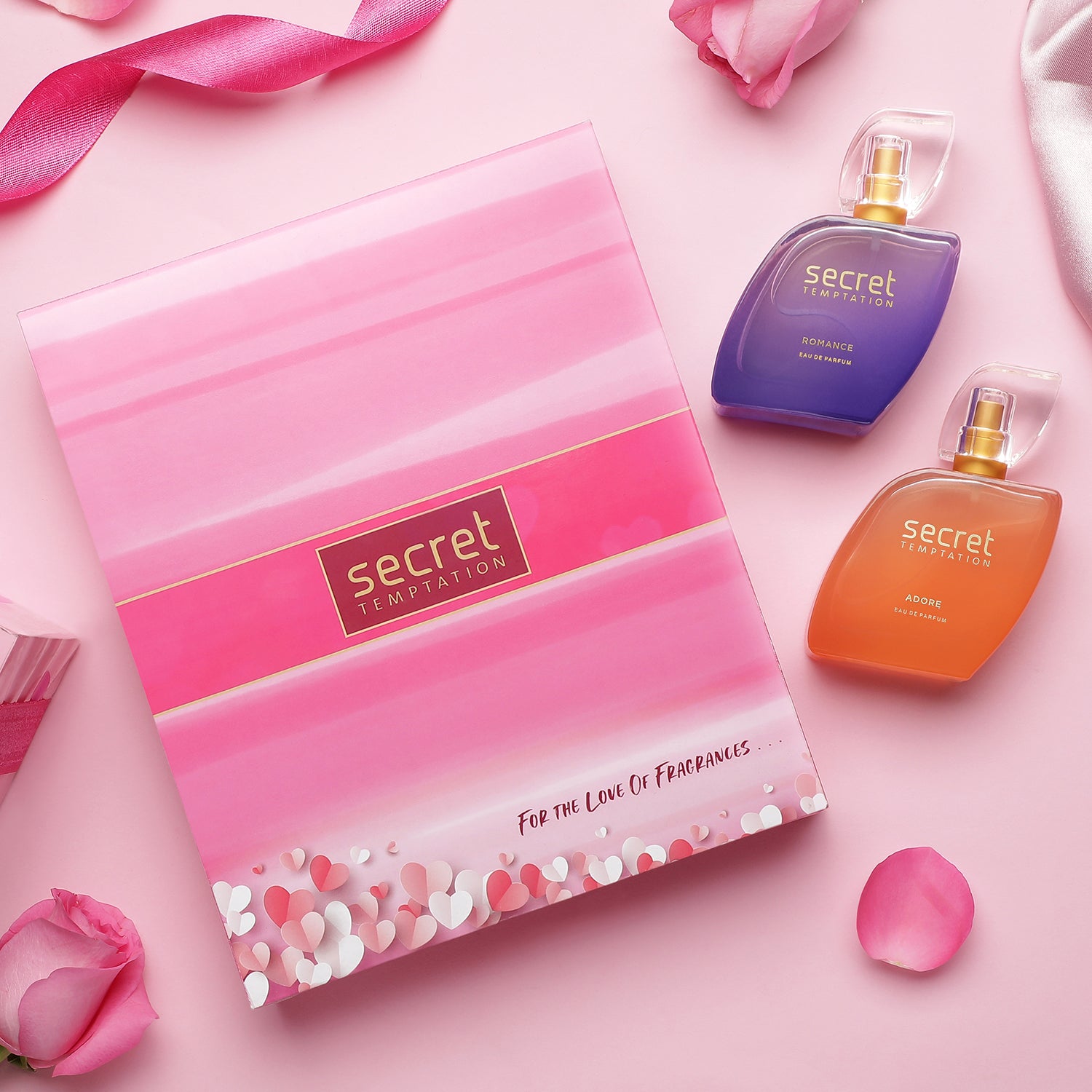 Valentine s Day Gift Hamper with Romance and Adore Perfume