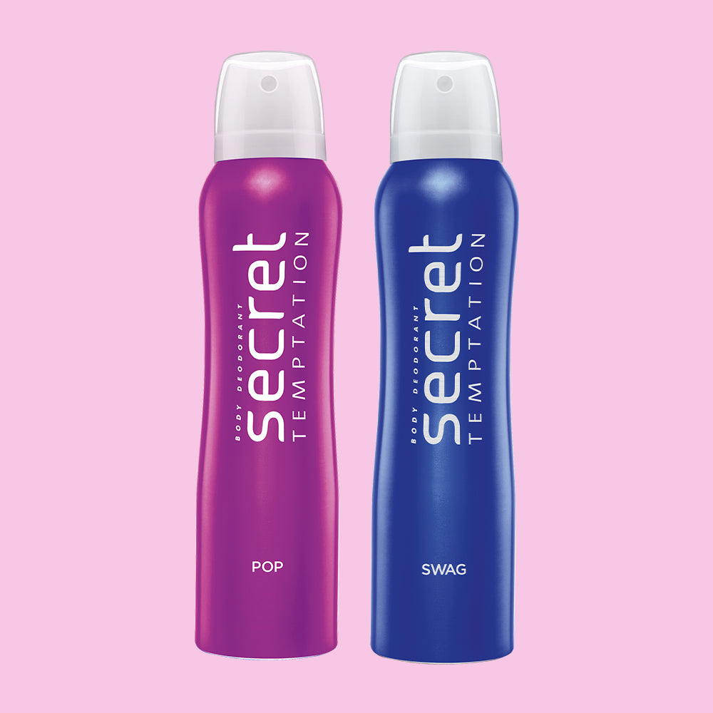 Pop and Swag Deodorant, Pack of 2 (150ml)
