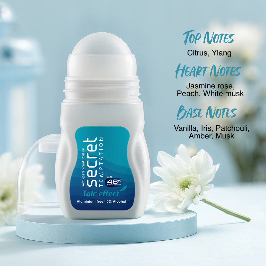 Talc Effects Talc Effect & Brightening Roll On Deodorants | Secret Temptation